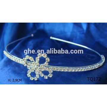 New fashion wholesale rhinestone vogue princess crown for girls